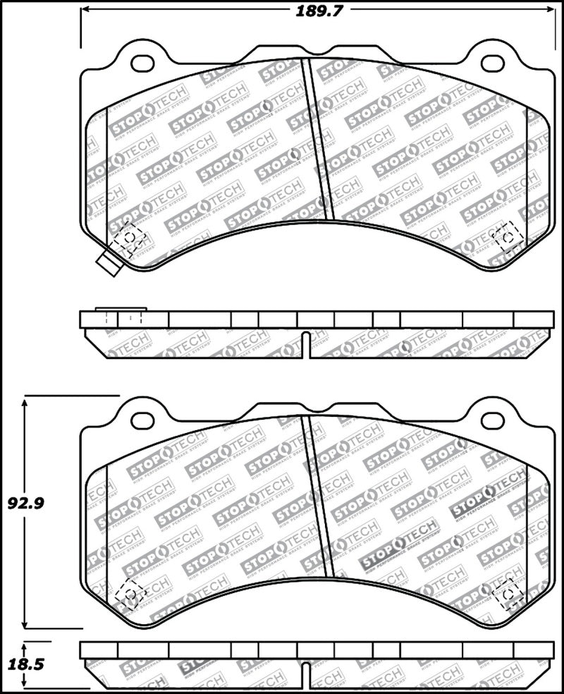 StopTech Performance Brake Pads