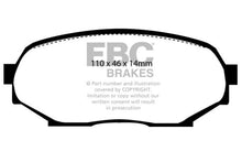 Load image into Gallery viewer, EBC 90-93 Geo Storm 1.6 Greenstuff Front Brake Pads