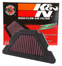 Load image into Gallery viewer, K&amp;N 09 Yamaha FZ6R/XJ6 Replacement Air Filter