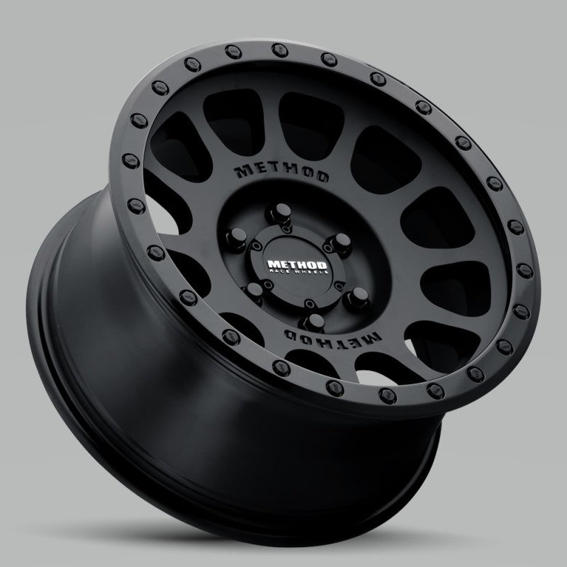 Method MR305 NV 17x8.5 0mm Offset 5x5 94mm CB Double Black Wheel