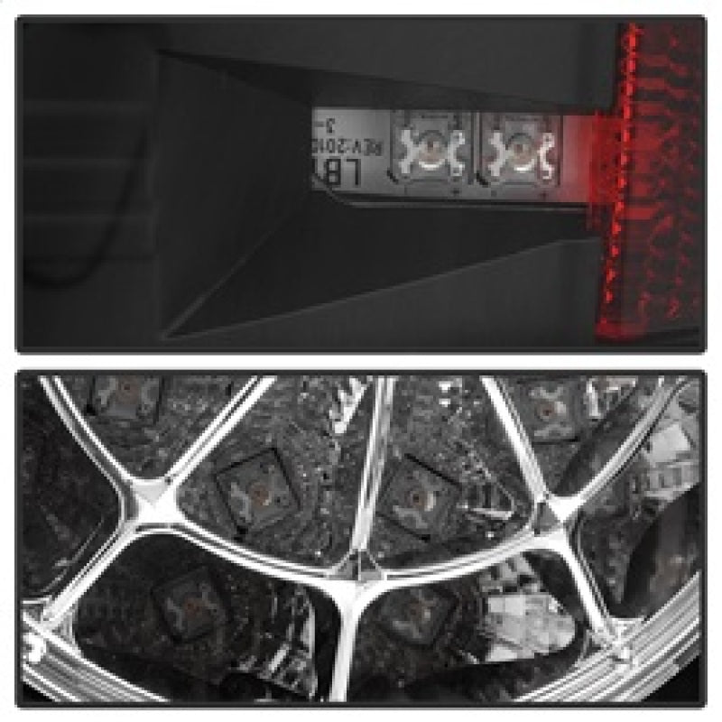 Spyder Toyota Tundra 07-13 LED Tail lights Black ALT-YD-TTU07-LED-BK