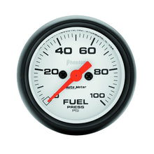 Load image into Gallery viewer, Autometer Phantom 52mm 0-100 PSI Fuel Pressure Gauge