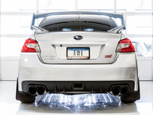 Load image into Gallery viewer, AWE Tuning Subaru STI VA / WRX GV / STI GV Sedan Touring Edition Exhaust - Diamond Black Tip (102mm)