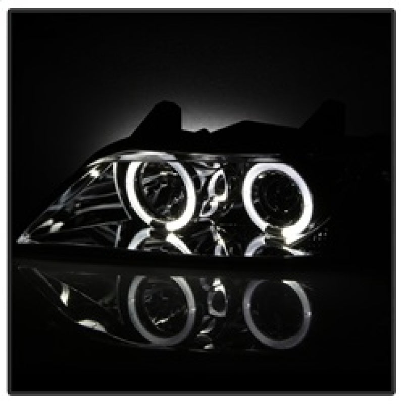 Spyder BMW Z3 96-02 Projector Headlights LED Halo Chrome High H1 Low H1 PRO-YD-BMWZ396-HL-C