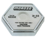 Moroso Racing Radiator Cap - 31-33lbs