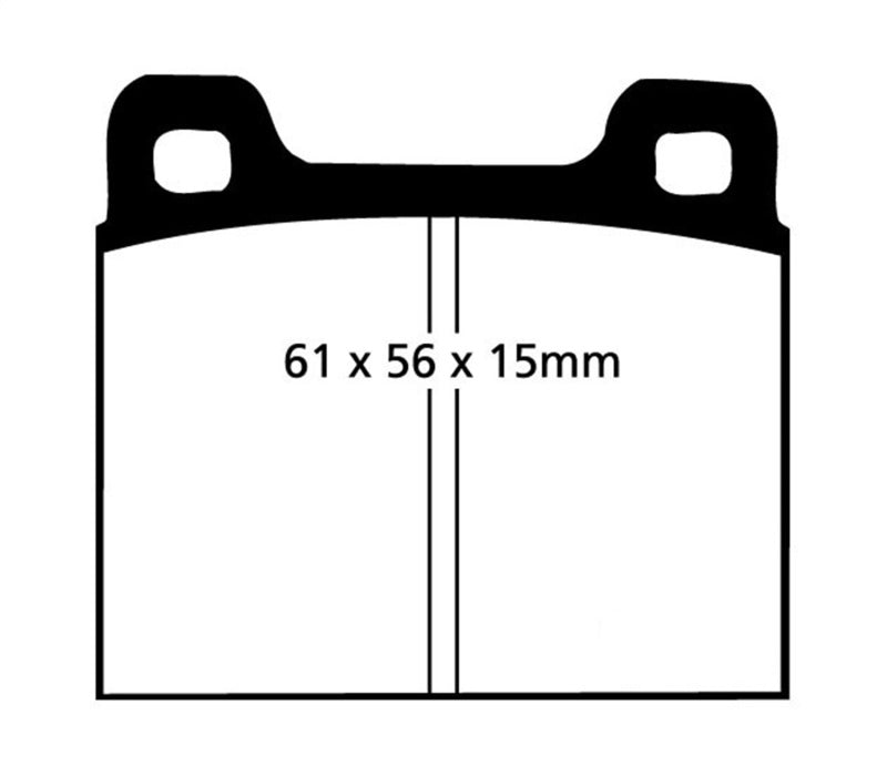 EBC 73-77 Porsche 911 2.7L Redstuff Front/Rear Brake Pads