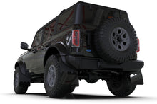 Load image into Gallery viewer, Rally Armor 21-24 Ford Bronco (Steel Bmpr + RR- NO Rptr/Sprt) Blk Mud Flap w/Cy Orange Logo