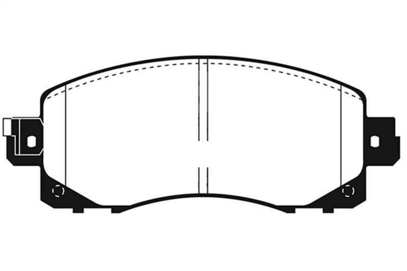 EBC 2018+ Subaru Crosstrek Yellowstuff Front Brake Pads