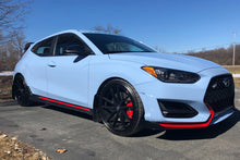 Load image into Gallery viewer, Rally Armor 19-22 Hyundai Veloster N Black UR Mud Flap w/ Performance Blue Logo