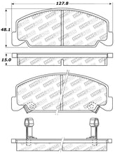 Load image into Gallery viewer, StopTech Performance 93-00 Honda Civic DX w/ Rr Drum Brakes Front Brake Pads