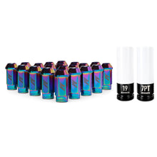 Load image into Gallery viewer, Mishimoto Aluminum Locking Lug Nuts M12x1.25 20pc Set Neo Chrome