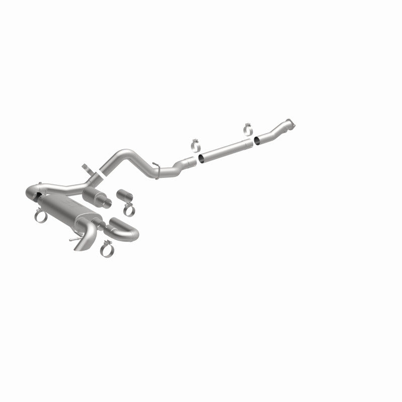 MagnaFlow 2021 Ford Bronco Overland Series Cat-Back Exhaust w/ Single Straight Driver Exit- No Tip