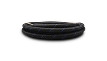 Load image into Gallery viewer, Vibrant -8 AN Two-Tone Black/Blue Nylon Braided Flex Hose (10 foot roll)