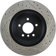 Load image into Gallery viewer, StopTech 06 BMW 330 / 07-09 BMW 335 Slotted &amp; Drilled Right Rear Rotor