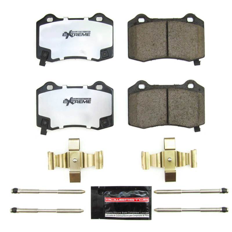 Power Stop 18-21 Jeep Grand Cherokee Rear Z26 Extreme Street Brake Pads w/Hardware