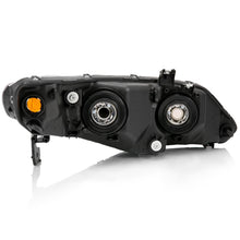 Load image into Gallery viewer, ANZO 2006-2011 Honda Civic 4 Door Crystal Headlight Black Amber (OE Replacement)