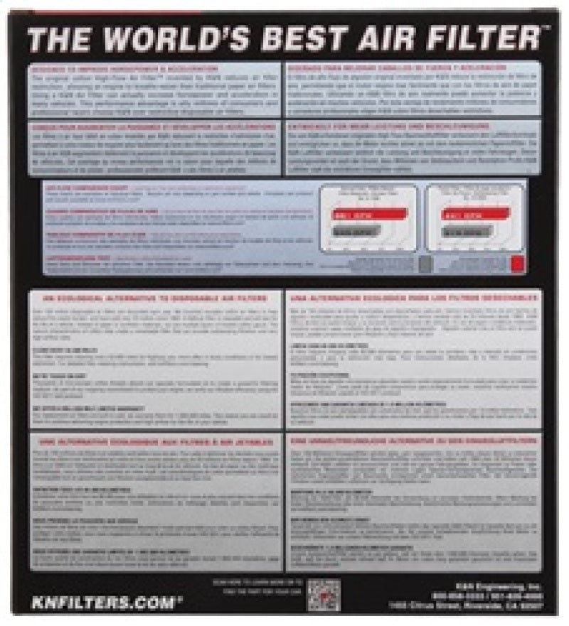 K&N 05-08 LGT / 08-11 WRX / STi Drop In Air Filter