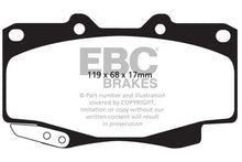 Load image into Gallery viewer, EBC 99-04 Toyota Tacoma 4WD 2.7 Greenstuff Front Brake Pads