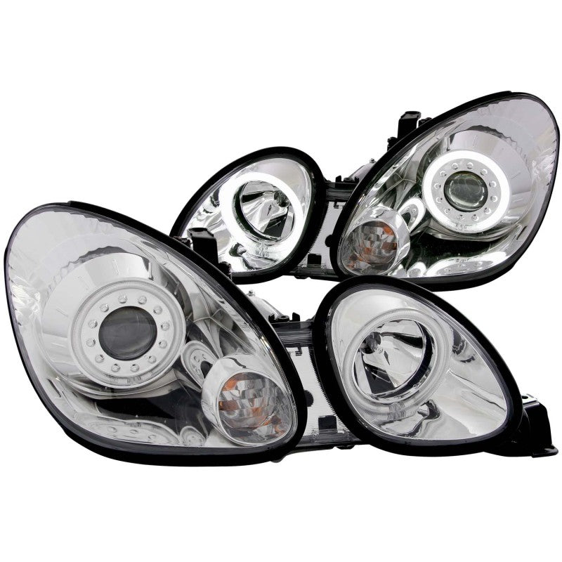 ANZO 1998-2005 Lexus Gs300 Projector Headlights w/ Halo Chrome