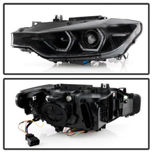 Load image into Gallery viewer, Spyder 12-14 BMW F30 3 Series 4DR Projector Headlights - Black PRO-YD-BMWF3012-AFSHID-BK