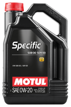 Load image into Gallery viewer, Motul 5L Specific 508 0W20 Oil - Acea A1/B1 / VW 508.00/509.00 / Porsche C20